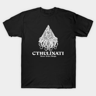 Cthulinati (Black Print) T-Shirt